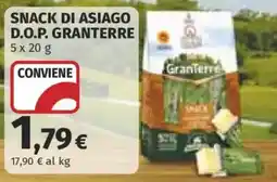 Ipercoop Snack di Asiago D.O.P. Granterre offerta