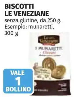 Ipercoop Biscotti le veneziane senza glutine offerta