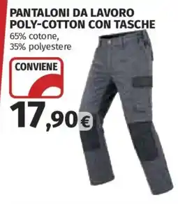 Ipercoop Pantaloni da lavoro poly-cotton con tasche offerta