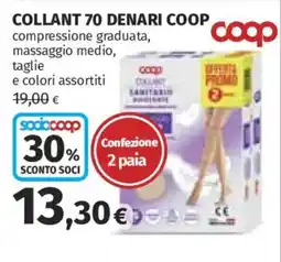 Ipercoop Collant 70 denari Coop offerta