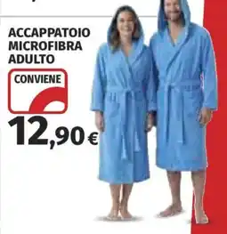 Ipercoop Accappatoio microfibra adulto offerta