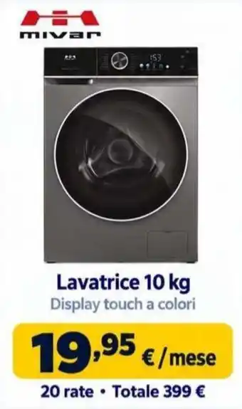 Lavatrice 10 kg Mivar