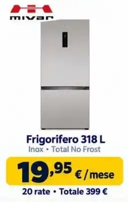 Sinergy Frigorifero 318 L Mivar offerta