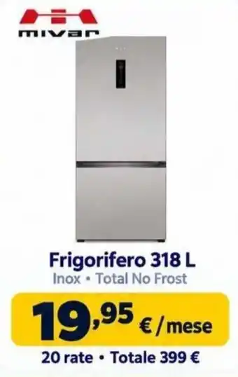 Frigorifero 318 L Mivar