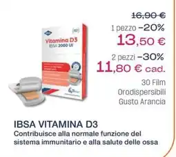 BENU Farma IBSA Vitamina D3 offerta