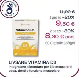 BENU Farma LIVSANE Vitamina D3 offerta