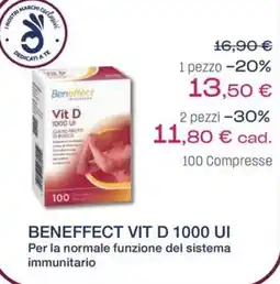 BENU Farma Beneffect Vit D 1000 UI offerta