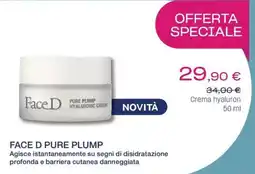 BENU Farma Face D Pure Plump Hyaluronic Cream offerta