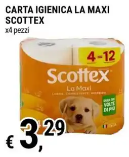 Tre Valli Supermercato Carta igienica Scottex La Maxi offerta