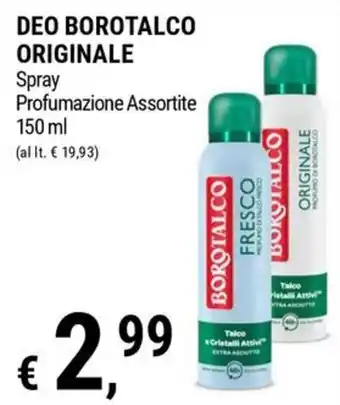 Deo Borotalco Originale