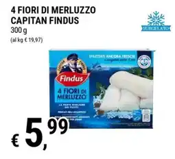 Tre Valli Supermercato 4 Fiori di Merluzzo Capitan Findus offerta