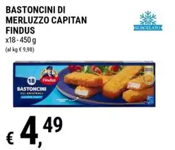 Tre Valli Supermercato Bastoncini di merluzzo capitan Findus offerta
