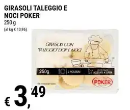 Tre Valli Supermercato Girasoli taleggio e noci poker offerta