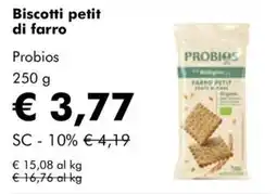 NaturaSì Biscotti petit di farro Probios offerta