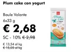 NaturaSì Baule Volante Plum cake con yogurt offerta