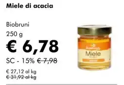 NaturaSì Miele di acacia Biobruni offerta