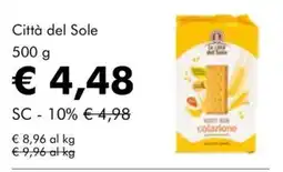 NaturaSì Città del Sole biscotti colazione offerta