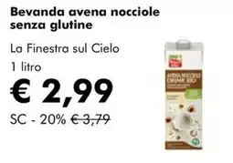 NaturaSì Beveranda avena nocciole senza glutine La Finestra sul Cielo offerta