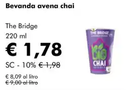 NaturaSì Bevanda avena chai The Bridge offerta