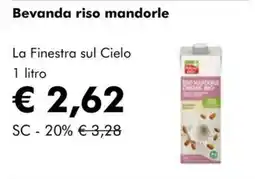 NaturaSì Beveranda riso mandorle La Finestra sul Cielo offerta
