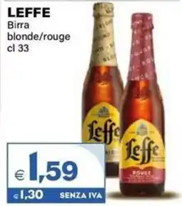 Boningros Cash and Carry Leffe Birra blonde/rouge offerta