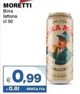 Boningros Cash and Carry Moretti Birra lattona offerta