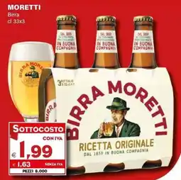 Boningros Cash and Carry Moretti Birra offerta