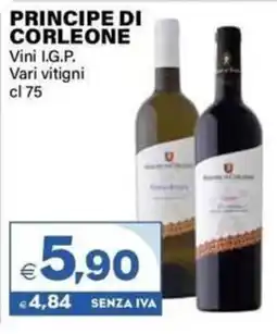 Boningros Cash and Carry Principe di Corleone Vini I.G.P. offerta