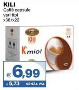 Boningros Cash and Carry Kili Caffè capsule offerta