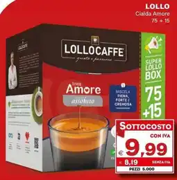Boningros Cash and Carry Lollo Caffe Cialda Amore offerta