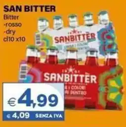 Boningros Cash and Carry Sanbitter bitter rosso/ dry offerta