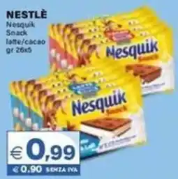 Boningros Cash and Carry Nestle Nesquik Snack latte/cacao offerta