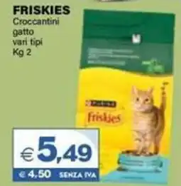 Boningros Cash and Carry Friskies Croccantini gatto offerta