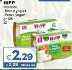 Boningros Cash and Carry Hipp merende mela e yogurt/Pera e yogurt offerta