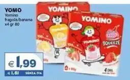 Boningros Cash and Carry Yomo Yomino fragola/banana offerta