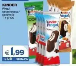 Boningros Cash and Carry Kinder Pingui cacao/cocco/caramello offerta