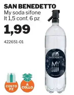 GrosMarket San Benedetto My Soda sifone offerta