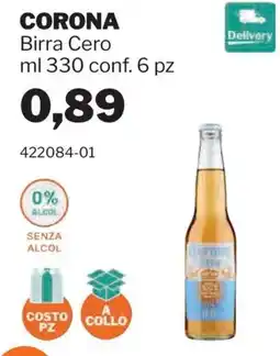 GrosMarket Corona Birra Cero offerta