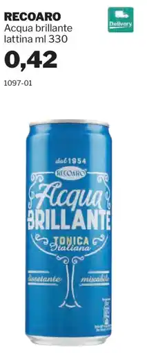 GrosMarket Acqua brillante Recoaro offerta
