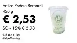 NaturaSì Antico Podere Bernardi offerta
