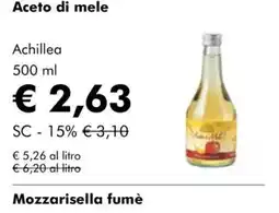 NaturaSì Aceto di mele Achillea offerta