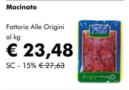 NaturaSì Macinato Fattoria Alle Origini offerta