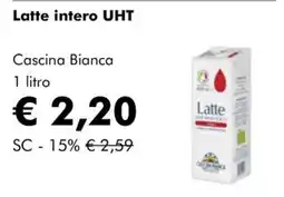 NaturaSì Latte intero UHT Cascina Bianca offerta