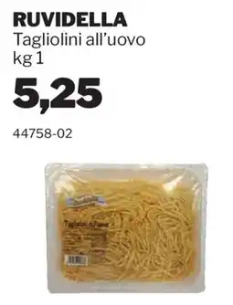 GrosMarket Ruviedella Tagliolini all'uovo offerta