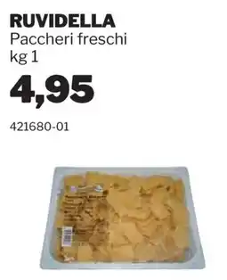 GrosMarket Ruviedella Paccheri freschi offerta
