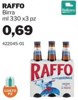 GrosMarket Birra Raffo offerta