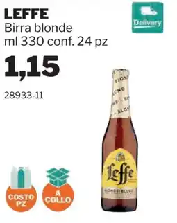 GrosMarket Leffe Birra blonde offerta