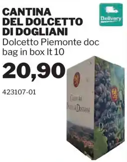 GrosMarket Dolcetto Piemonte doc offerta
