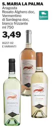 GrosMarket S. MARIA LA PALMA Aragosta offerta