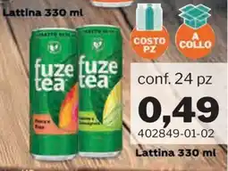 GrosMarket fuze tea offerta